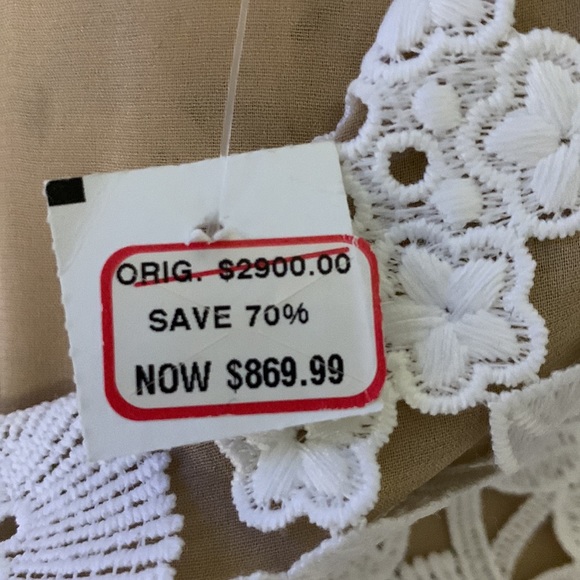 NWT Gorgeous Haute Couture Reem Acra lace dress - Picture 12 of 12